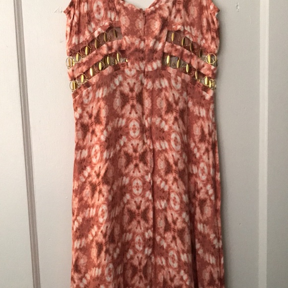 Tie dye cut out bohemian maxi dress - Picture 7 of 10